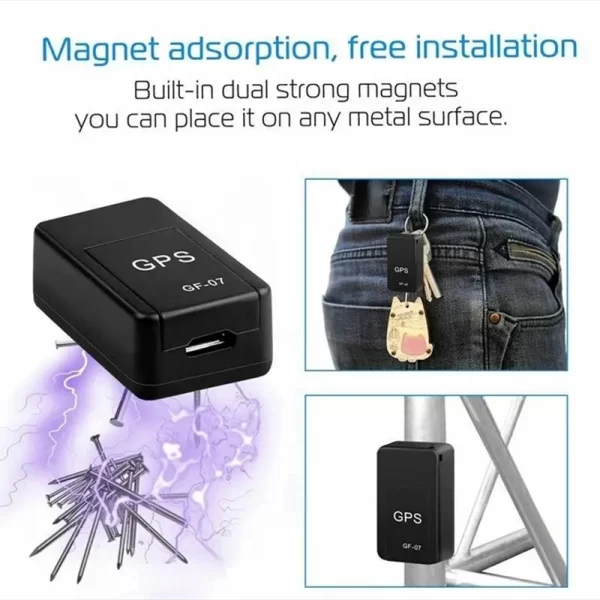 Micro Magnetic GPS Tracker, Vehicle Motorcycle Real-time Anti-theft Tracking Monitor, Personal Anti Loss Positioning Mini GPS - Image 11