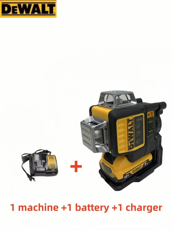 2025 Dewalt DW089LG 12 Lines 3 Sides*360 Degree Vertical 12V Lithium Battery Laser Level Horizontal - Image 8