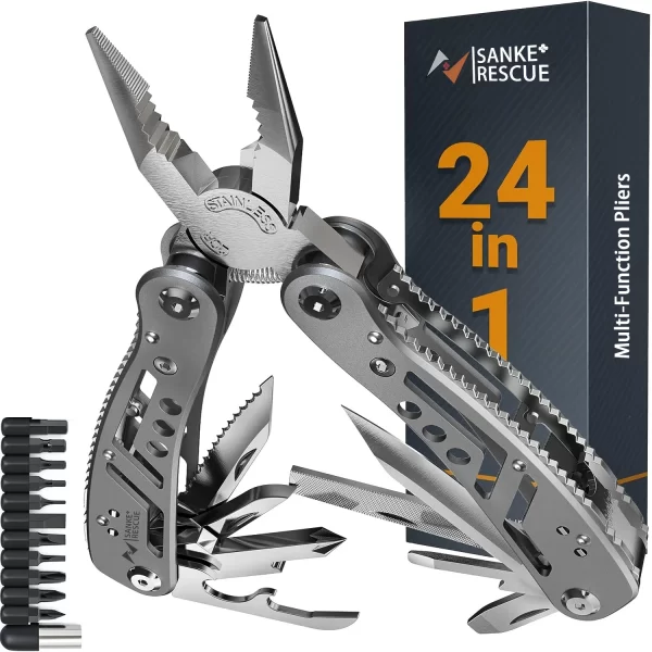 Multitool 24-in-1 Multitools Pliers with ​Professional Multi-tool for Survival Camping - Image 7