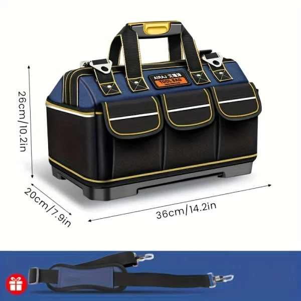 AIRAJ Multifunctional Tool Bags 1680D Oxford Cloth Electrician Bags Waterproof - Image 9