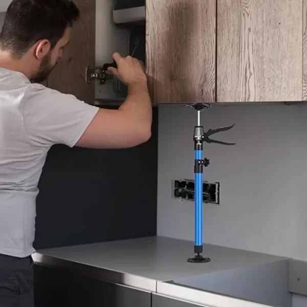 Telescopic Steel Hand Jack Support Rod Labor-Saving Cabinet Board Lifting - Image 4