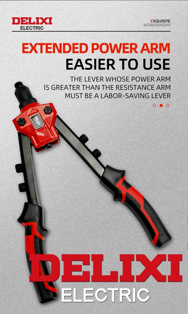 DELIXI ELECTRIC Rivet Gun，Manual Professional Pull Gun High Lever - Image 13