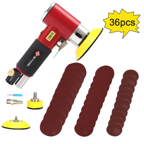 SIFANG Random Orbit Air Sander Mini Pneumatic Grinding Machine for Car Polishing - Image 7