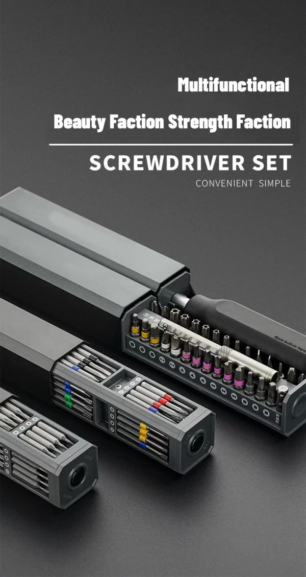 Precision Screwdriver Set 8 32 43 46 in 1 Torx Hex Phillips Magnetic Screwdriver Bit Phone Watch Laptop Mini Repair Tool Set - Image 16