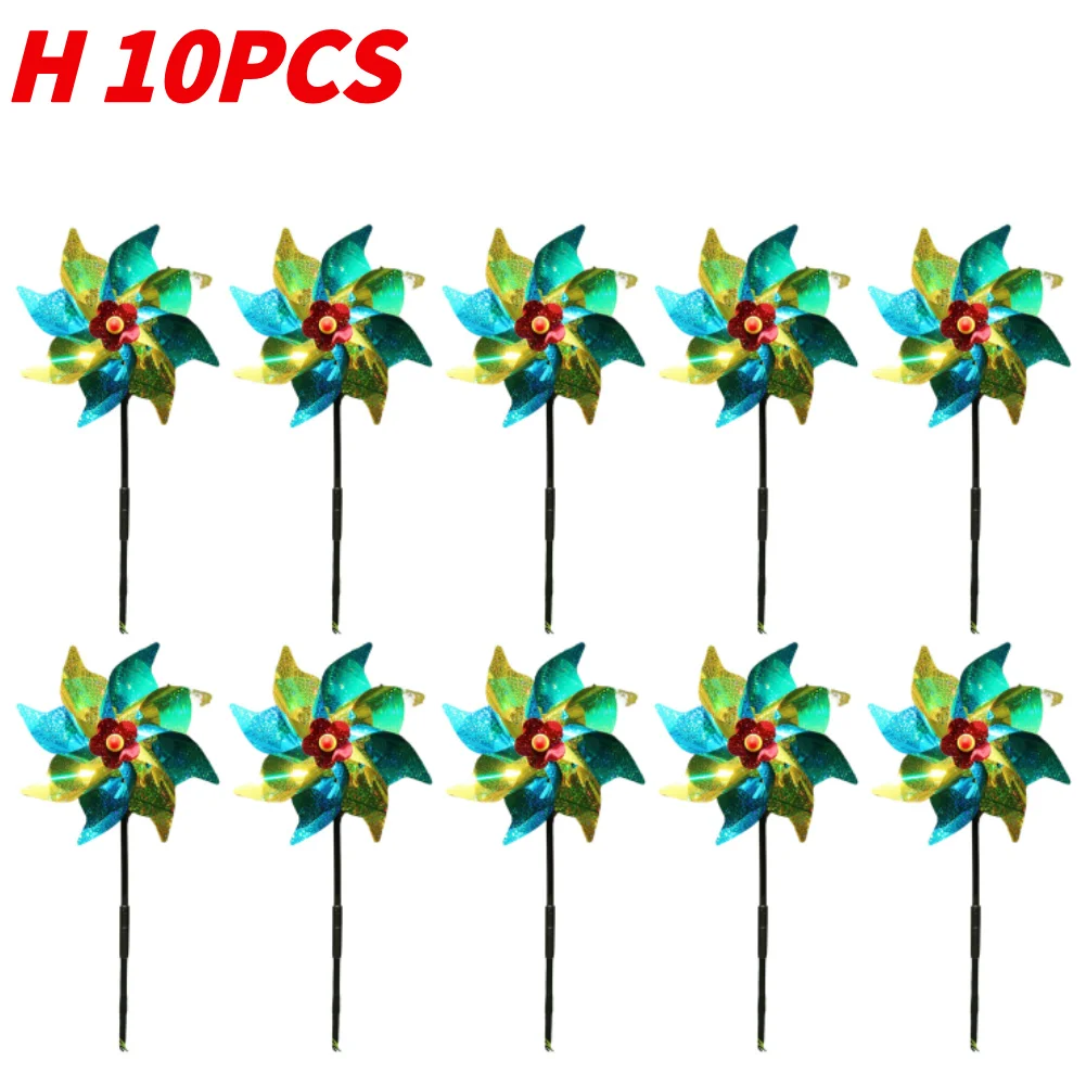 5/10PCS Bird Repeller Reflective Windmill Bird Repellent Anti Birds Windmill Spinner - Image 23