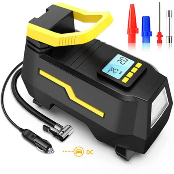 DC/AC 12V/100-230V 150PSI Car Air Compressor Tire Inflator Air Pump with Digital Pressure Gauge - Image 9