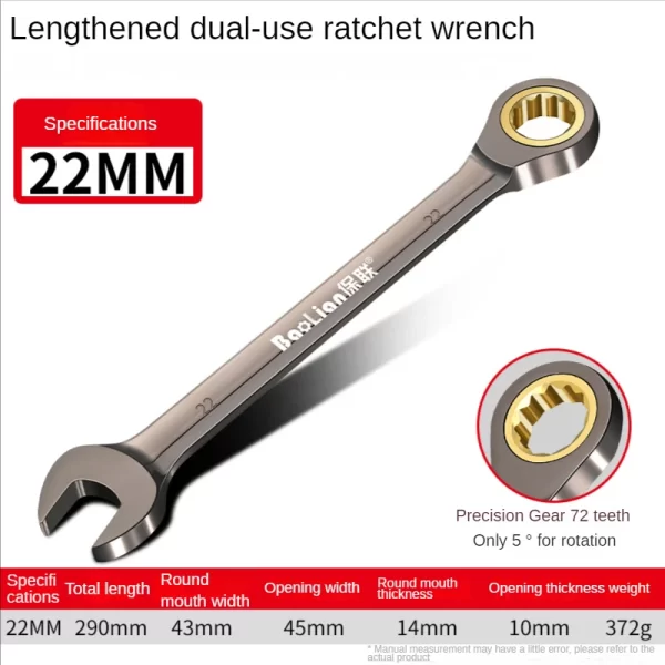 Universal Torx Wrench Adjustable Torque 8-22mm Ratchet Spanner - Image 17