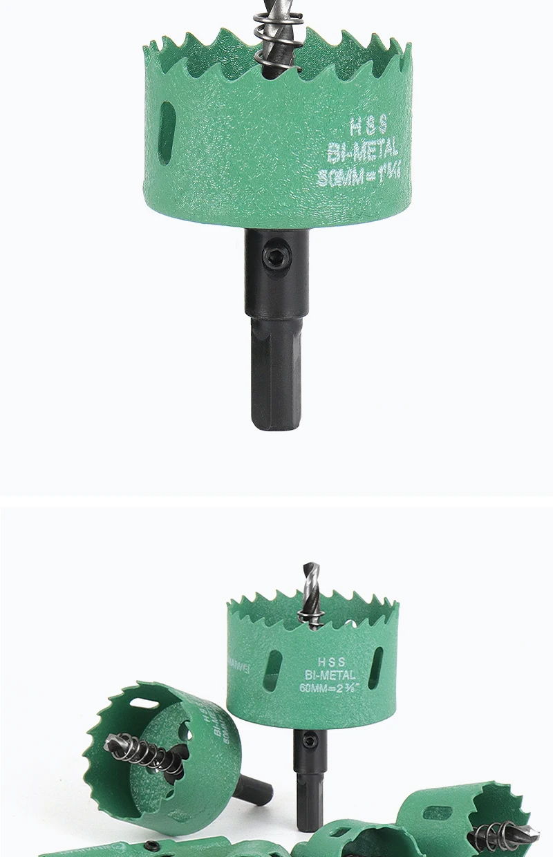 1 Pc 16-200mm Bimetal Wood Hole Saw Drill Bit HSS Steel New M42 Core Hole Saw - Image 14