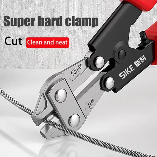 1pc Mini Bolt Cutter, Made Of Chrome-Vanadium Alloy Steel - Image 3