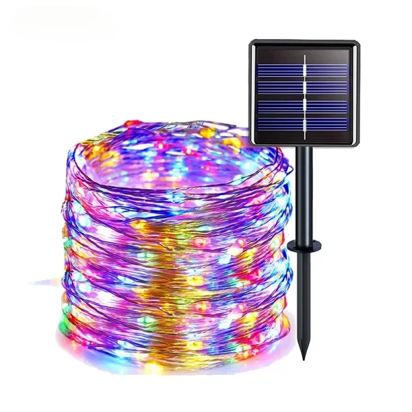 LED Solar Light Outdoor Garden Fairy String Light Led Twinkle Waterproof Lamp for Christmas Patio Tree - Image 9