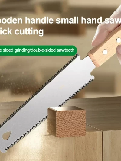 Japanese Style Hand Saw Non-slip Wooden Handle Pull Saw