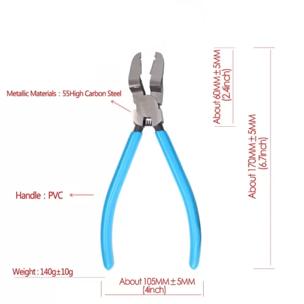 Multifunctional Diagonal Pliers Car Clip Pliers Car Rivet Tightening Pliers Wire Stripping - Image 3