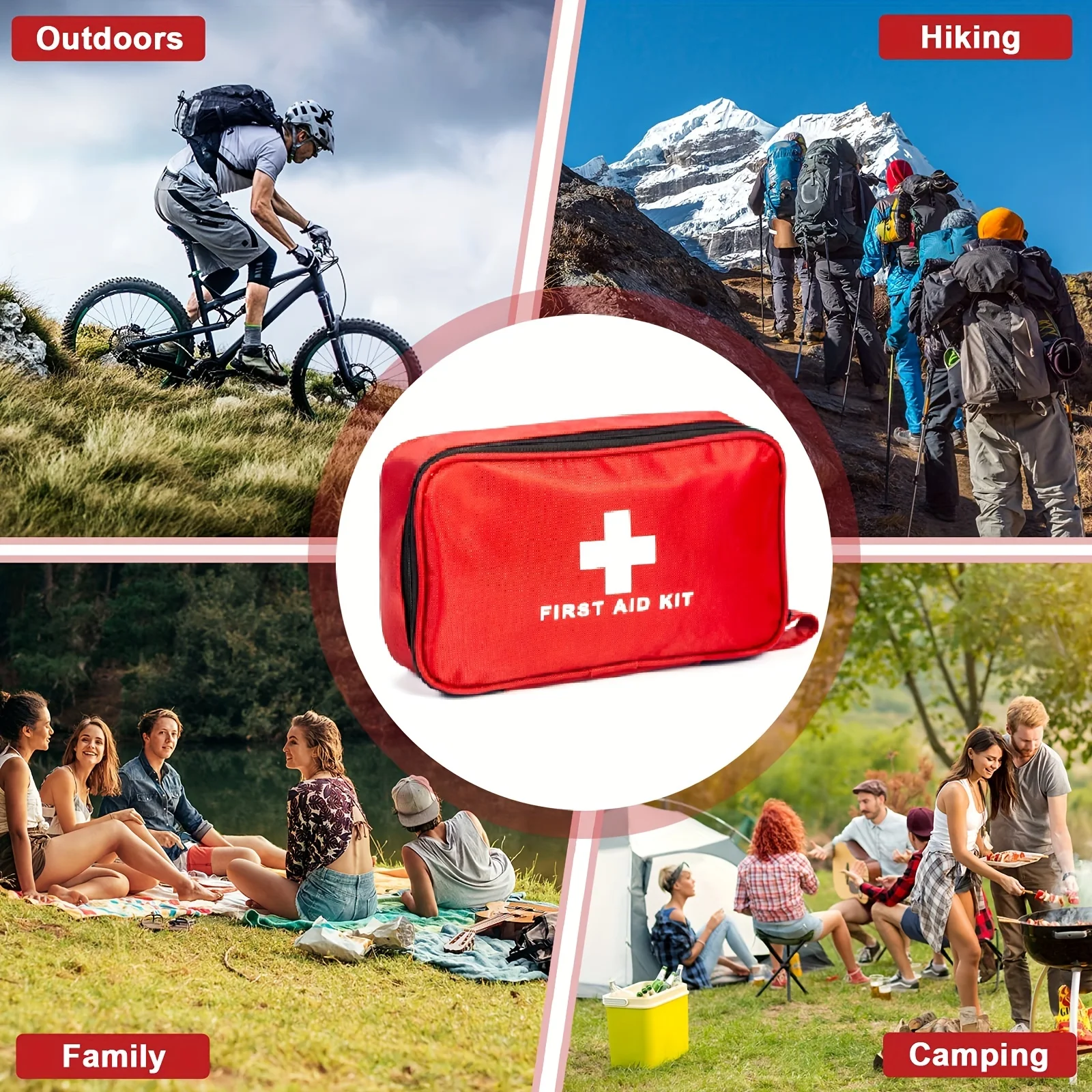 Portable Emergency Medical First Aid Bag Kit - Image 28
