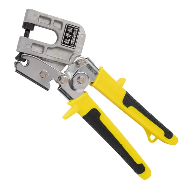 Aluminum Alloy Handle Stud Crimper Double Handed Ceiling Punching Pliers Plaster Drywall Tool for Fastening Metal Studs & Keels - Image 7