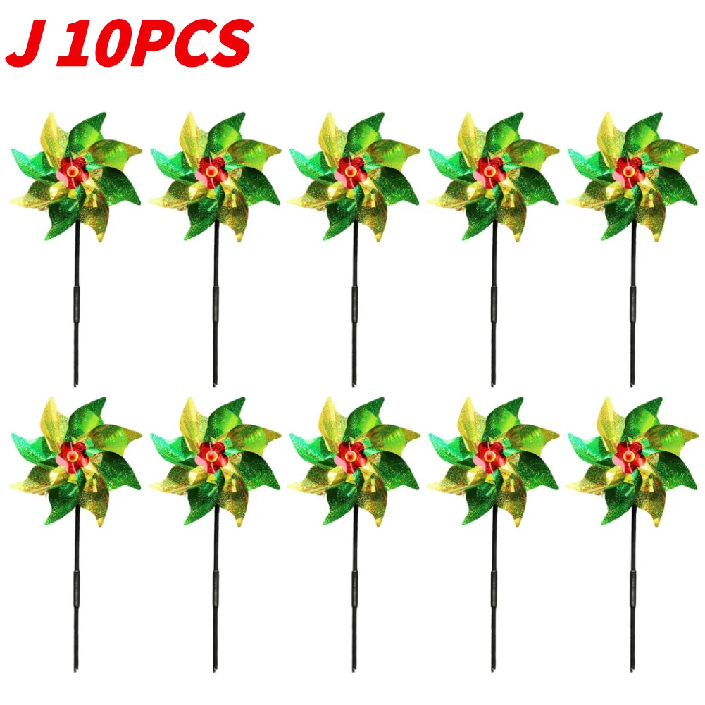 5/10PCS Bird Repeller Reflective Windmill Bird Repellent Anti Birds Windmill Spinner - Image 26