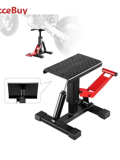 VEVOR Dirt Bike Lift Stand, 1200lbs Motorcycle Jack Lift Stand and Hydraulic Lift Stand Adjustable