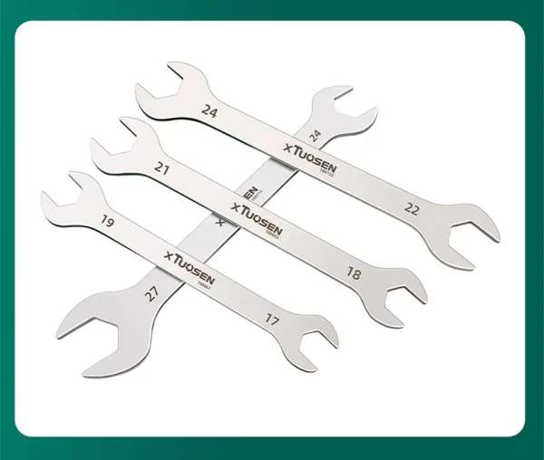 Ultra-thin Open End Wrench Set 6-27mm Ratchet Wrenches Combination Universal Dual Heads - Image 25