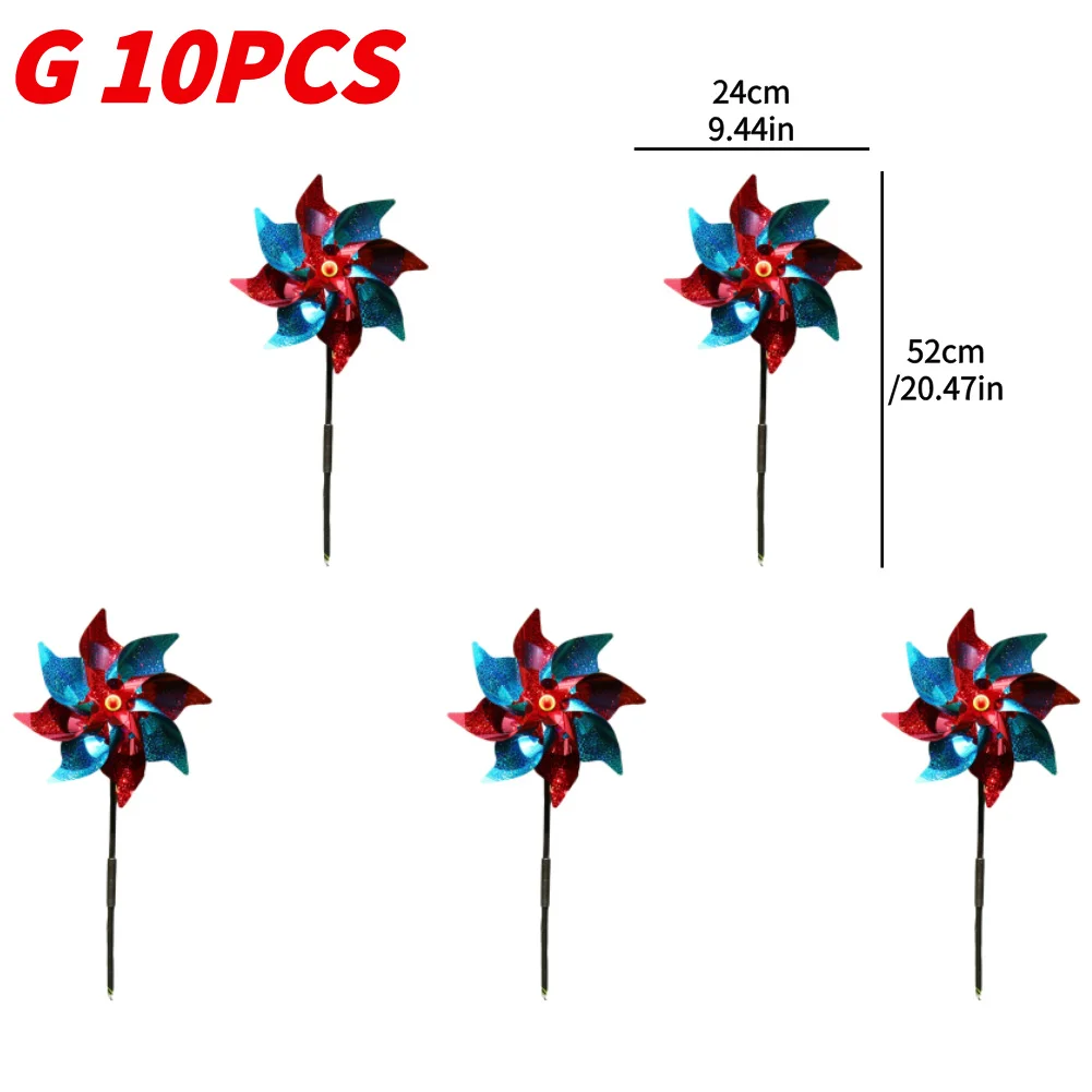 5/10PCS Bird Repeller Reflective Windmill Bird Repellent Anti Birds Windmill Spinner - Image 13