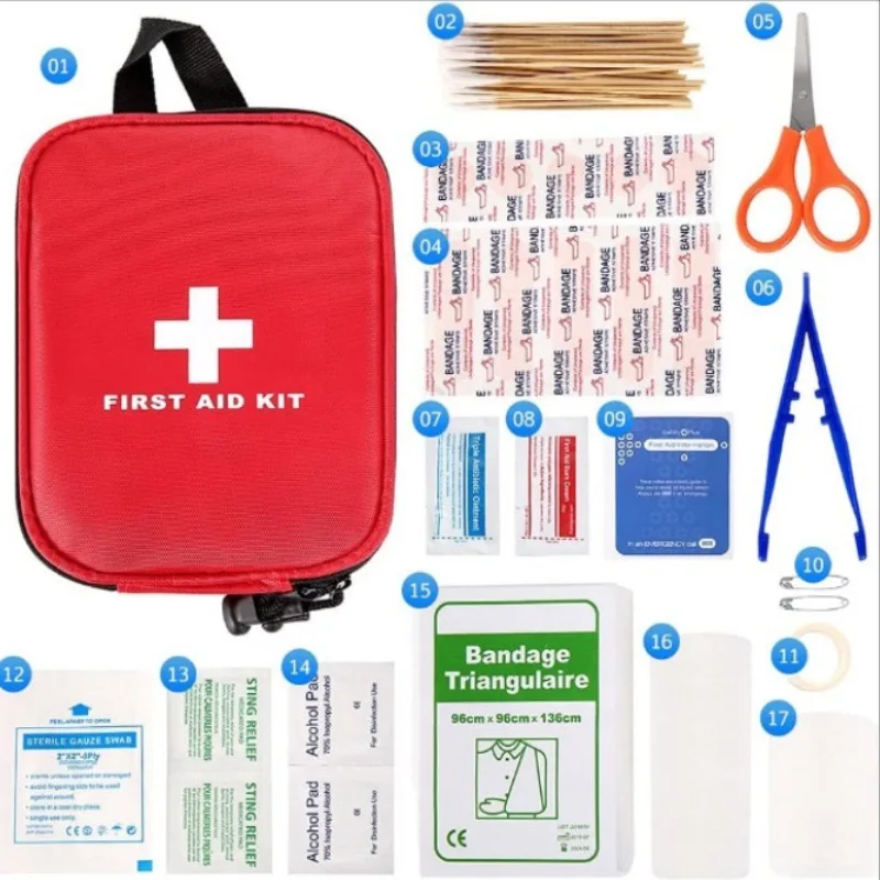 Portable Emergency Medical First Aid Bag Kit - Image 20