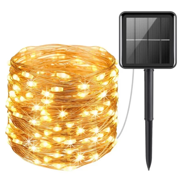 LED Solar Light Outdoor Garden Fairy String Light Led Twinkle Waterproof Lamp for Christmas Patio Tree - Image 8