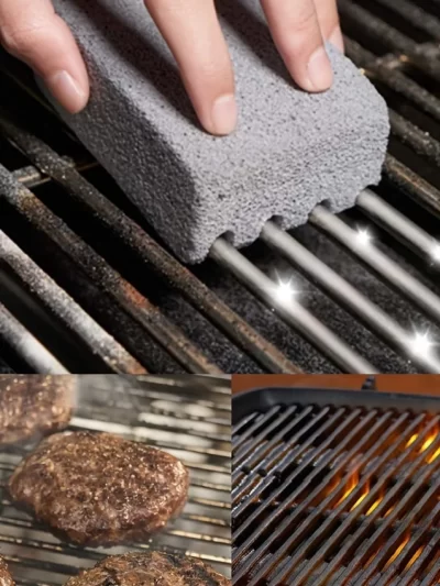 1pc BBQ Grill Cleaning Brush Brick Block Barbecue Cleaning Stone Pumice Brick