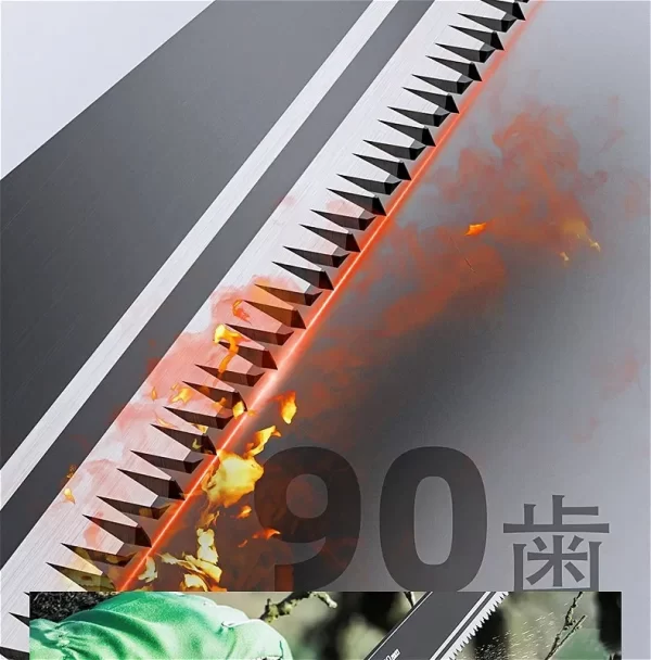 AIRAJ Hand Saw , Japanese Style Saw, Tree Sawing Tool , Garden Logging Tool - Image 13