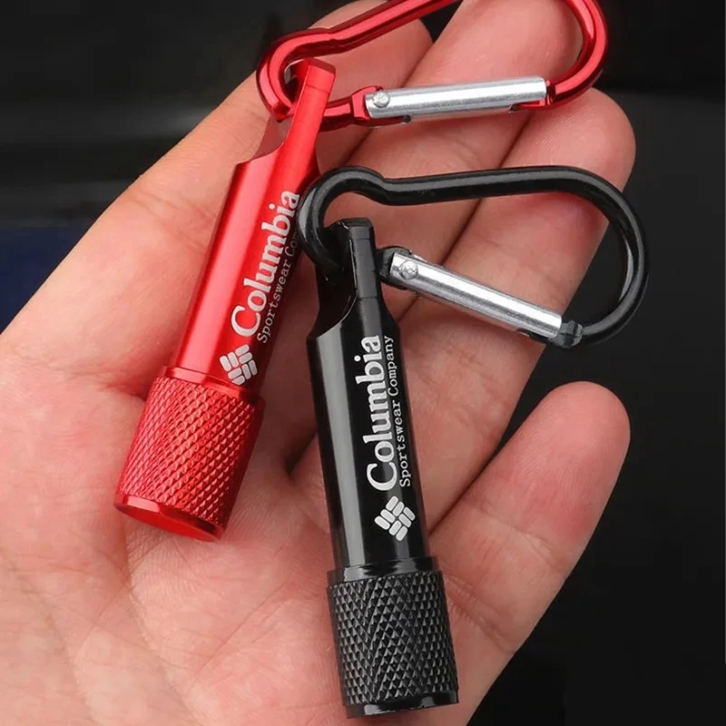 Mini Torch Keychain Pendant with battery Portable Small Light led flashlight Car Key Chain Pendant