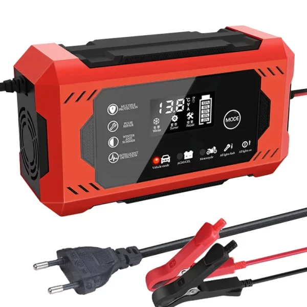 12V 6A Full Automatic Car Battery Charge Device Digital Pulse Repair Charger Intelligent Power Charger - Image 11
