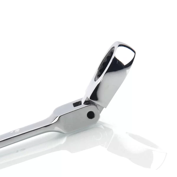 1pc Ratchet Wrench of Keys Spanner Hand Tool 72-Tooth Ratcheting Flexible Head Mirror Finish - Image 4