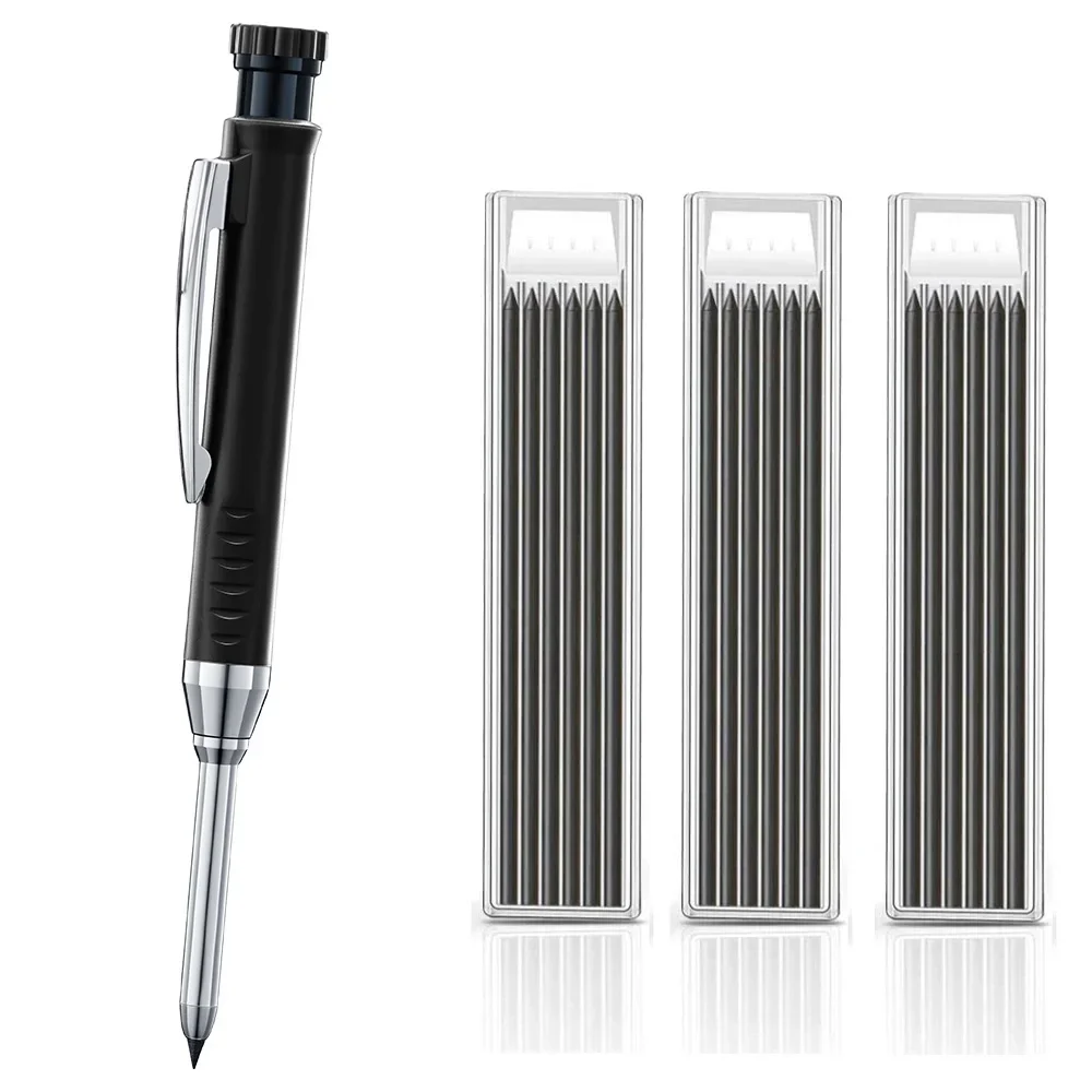 Solid Carpenter Mechanical Pencil with Sharpener - Image 7