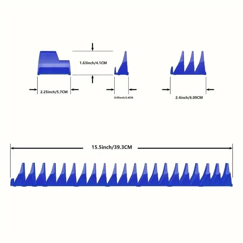 Magnetic Wrench Organizer For Tool Box, Suitable For 20 Wrenches, Wrench Organizer Is Perfect For Garage And Workshop - Image 14