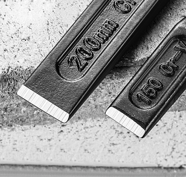 6/8/10/12 Inch Chrome Vanadium Steel Stone Flat Chisel With Hand Guard - Image 12