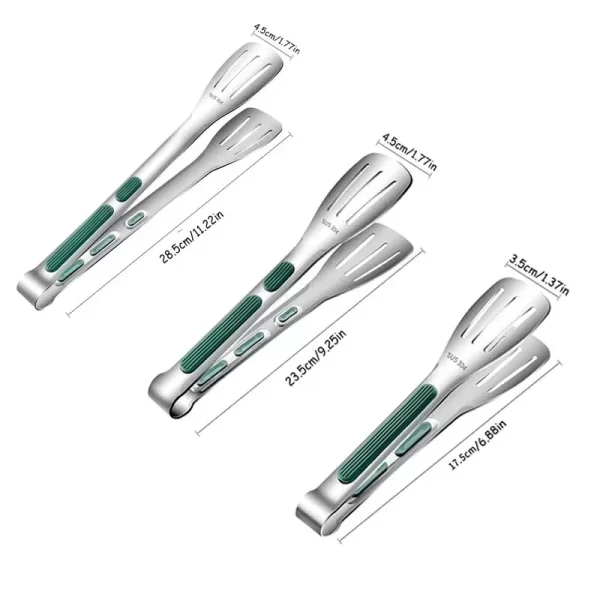 1pc Non Slip Stainless Steel Food Tongs Meat Salad Bread Clip Barbecue Grill Buffet Clamp Cooking Tools Kitchen Accessories - Image 6