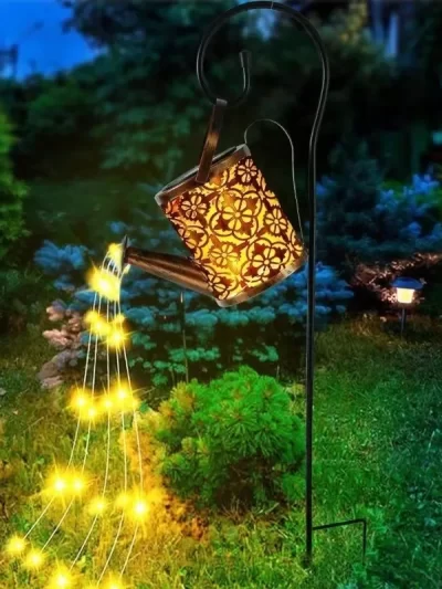 Solar Watering Can with Lights Outdoor Solar Garden Lights Garden Decroation Solar Lights