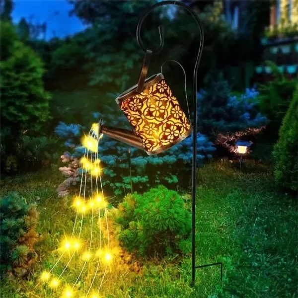 Solar Watering Can with Lights Outdoor Solar Garden Lights Garden Decroation Solar Lights