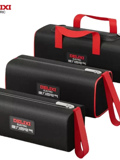 DELIXI ELECTRIC Tool Bag Oxford Cloth Portable Storage Bag, Professional Electrician and Carpenter, HandBag