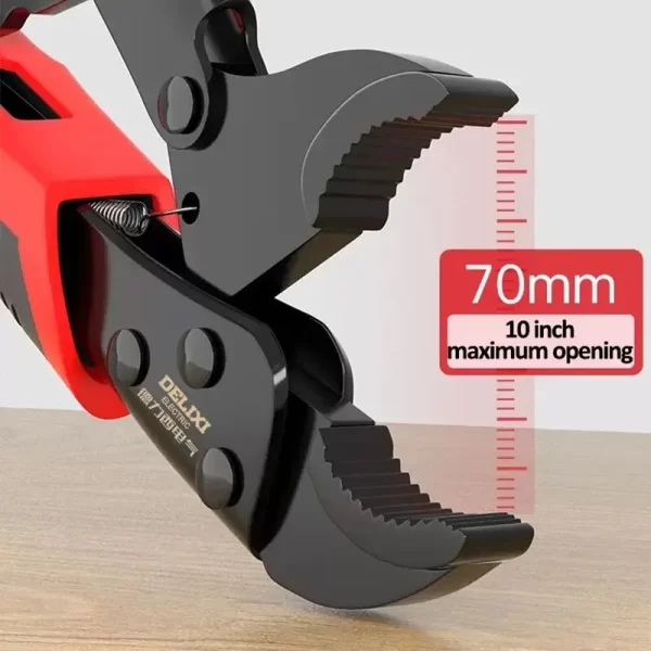 DELIXI ELECTRIC Lock Pliers 7-Inch Round/straight Universal Pressure Pliers - Image 3
