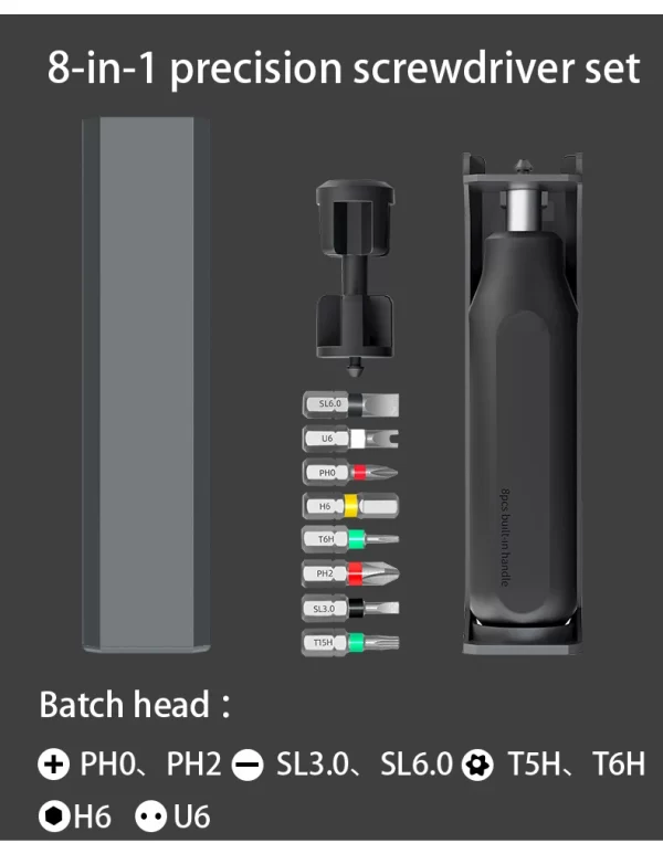 Precision Screwdriver Set 8 32 43 46 in 1 Torx Hex Phillips Magnetic Screwdriver Bit Phone Watch Laptop Mini Repair Tool Set - Image 14