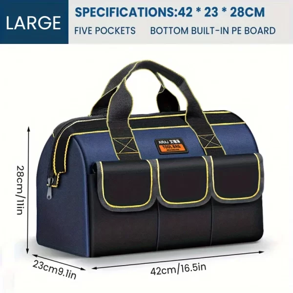 AIRAJ Multifunctional Tool Bags 1680D Oxford Cloth Electrician Bags Waterproof - Image 12
