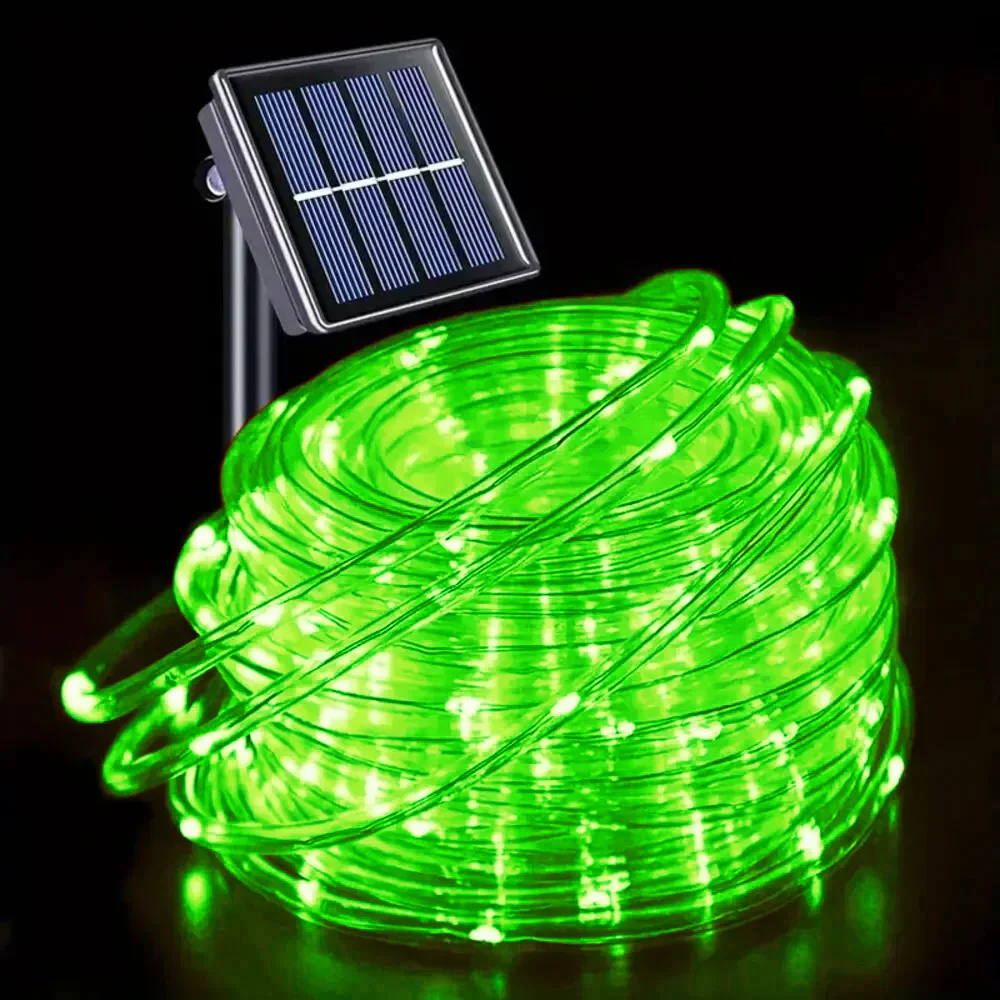 Outdoor Solar Tube Rope Led Light Garden Christmas Decoration Fairy String Light - Image 11