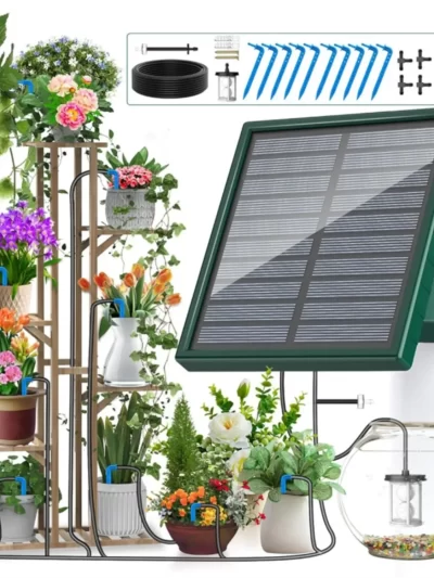 Solar Irrigation System for Garden Balcony Automatic Drip Irrigation System DIY