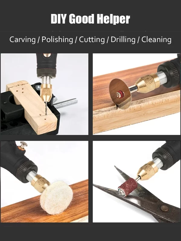 Mini Electric Drill USB Wireless Mini Handheld Drill Rotary Tool Woodworking Engraving Pen Dremel Tools - Image 16