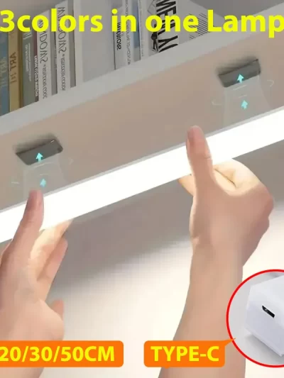 LED Motion Sensor Light Wireless LED Night Light Type C Rechargeable