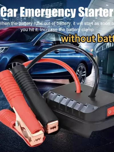Car Lithium Battery Converter Charger Clip Auto Igniter Jump Starter