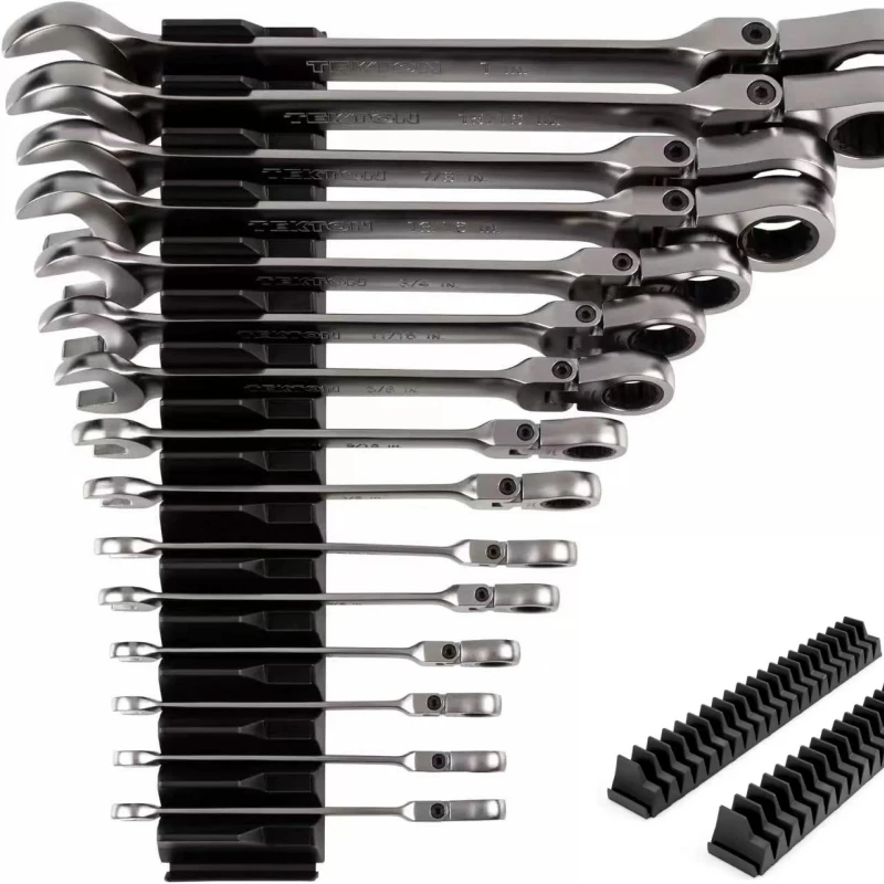 Magnetic Wrench Organizer For Tool Box, Suitable For 20 Wrenches, Wrench Organizer Is Perfect For Garage And Workshop - Image 5