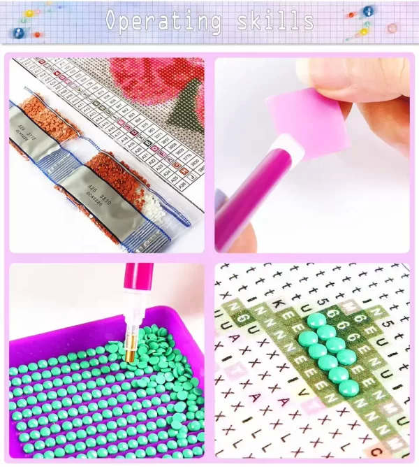 Evershine Diamond Painting Room Rhinestones Full Square Diamond Mosaic Tailor Picture Embroidery Clock - Image 10