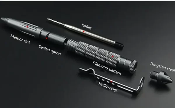 Military Tactical Pen, Professional Self Defense Pen, Emergency Glass Breaker Pen - Image 11