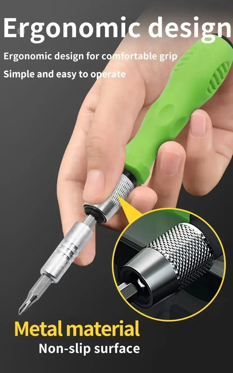 Mini 32-in-1 Precision Screwdriver Set Magnetic Phillips Bits Multifunctional Hand Repair Tool Kit - Image 14