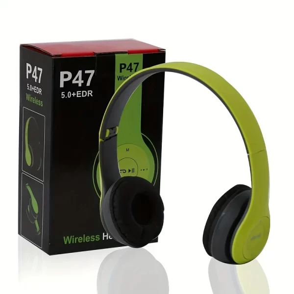 Stereo P47 Headset 5.0 Bluetooth Headset Folding Series Wireless Sports Game Headset for iPhone XiaoMi - Image 6