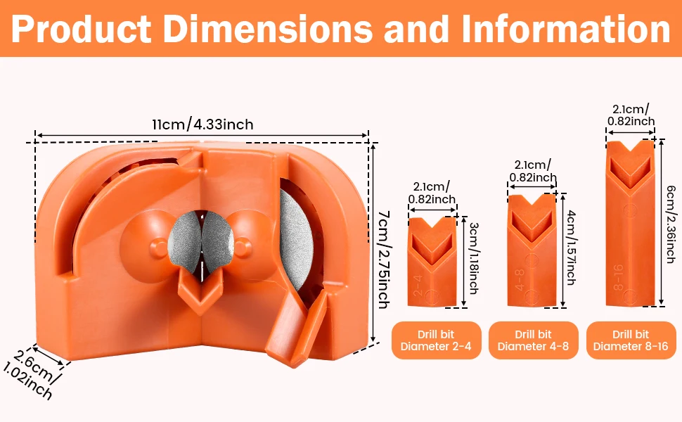 Multipurpose Drill Bit Grinding Sharpener ,Electric Impact Drill Knife Sharpener - Image 10